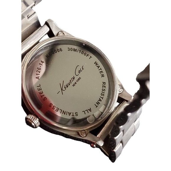 KENNETH Cole New York Ladies Stainless Steel Crystal Women's Watch Lot of 2 - Picture 5 of 9